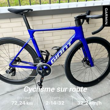 Used Giant Propel Advanced 1 2024 2024 Road & Gravel, Blue — image 2 of 3