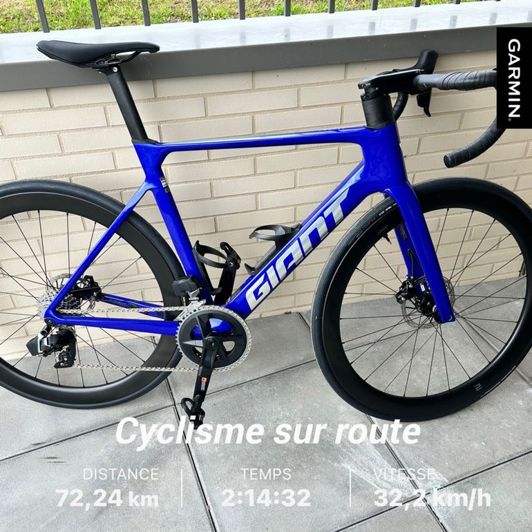 Used Giant Propel Advanced 1 2024 2024 Road & Gravel, Blue — image 2 of 3