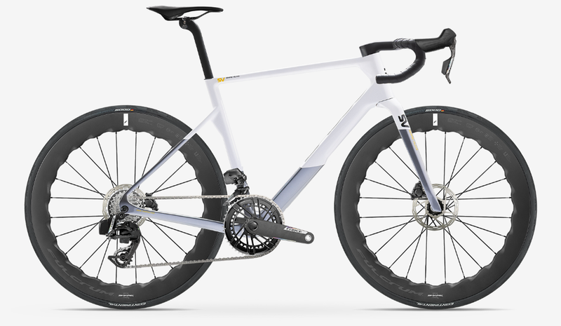 Käytetty Basso SV Sempre Veloce Sram Force AXS Elan White 2026 Road & Gravel