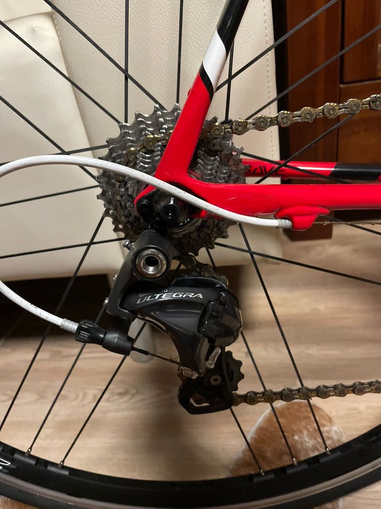 Used Cannondale Ultegra 3 2018 Road & Gravel, Red — image 3 of 4