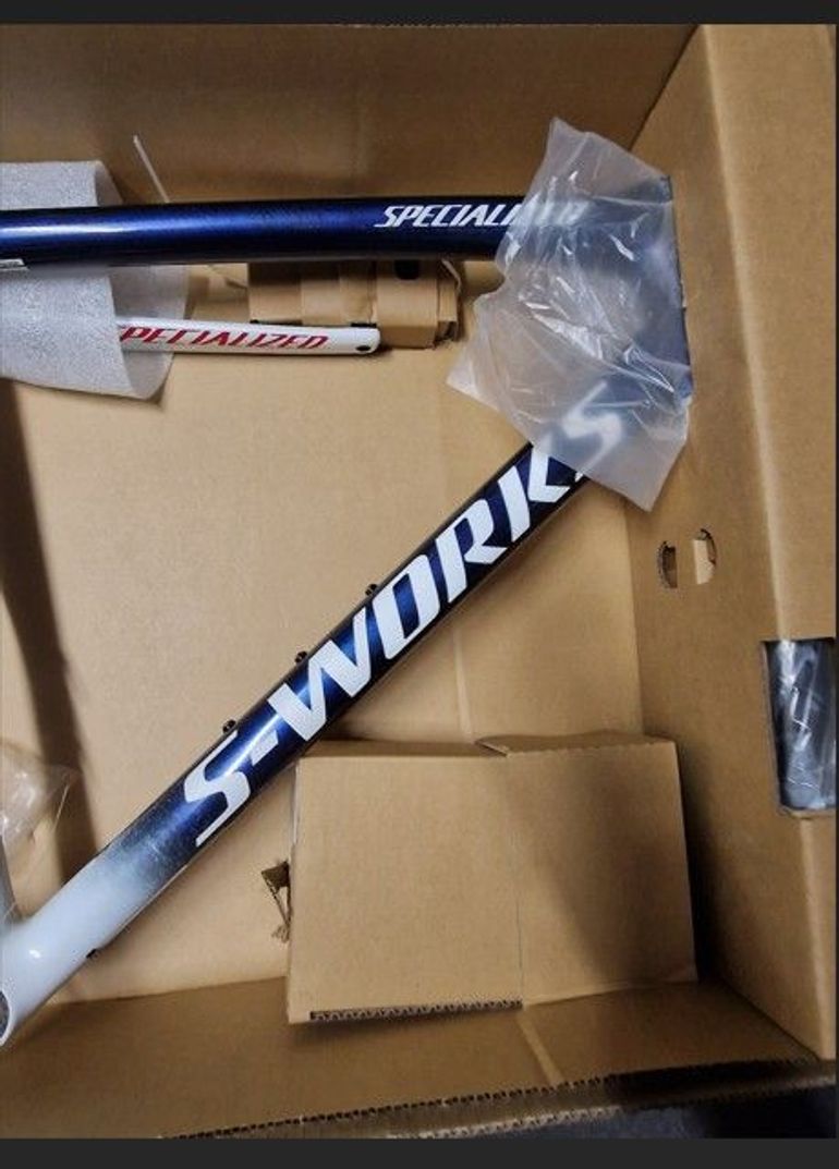 Used Specialized Sworks Sl8 Frameset 2025 Road & Gravel, Blue — image 1 of 3