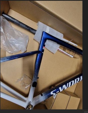 Used Specialized Sworks Sl8 Frameset 2025 Road & Gravel, Blue — image 2 of 3