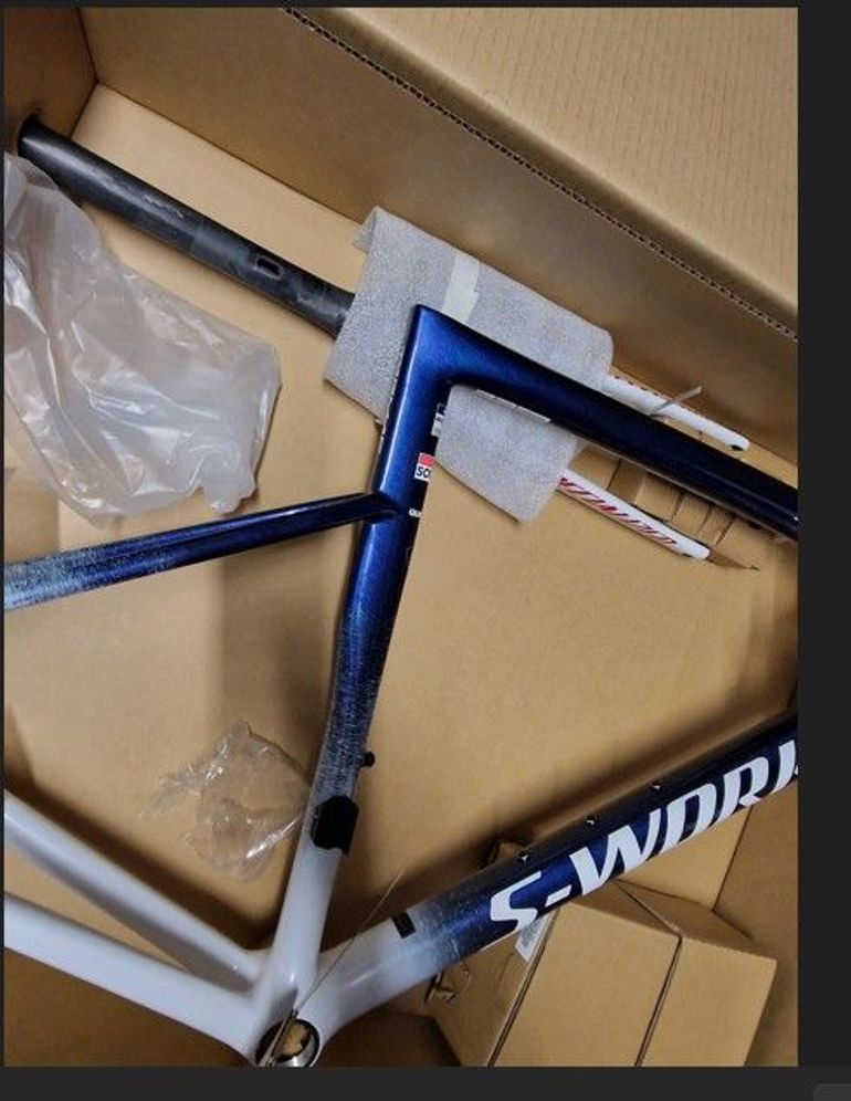 Used Specialized Sworks Sl8 Frameset 2025 Road & Gravel, Blue — image 2 of 3