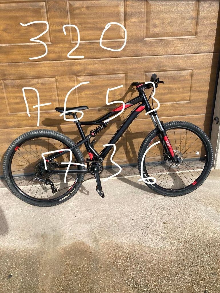 Used ROCKRIDER St 530s 2021 Mountainbike, Black — image 4 of 4