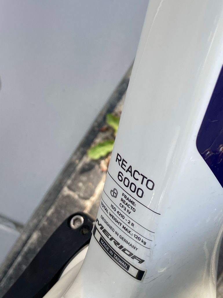 Used Merida REACTO 6000 2024 2024 Road & Gravel, White — image 5 of 5