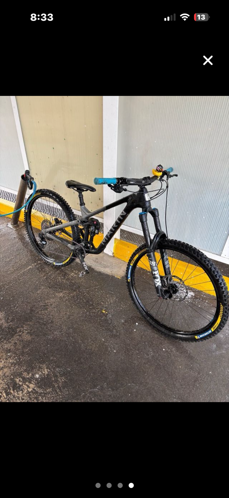 Used Marin Alpine trail SRAM NX 2023 Mountainbike, Black — image 2 of 4