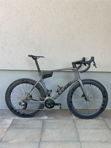 Used CUBE AGREE C:62, PRO 2022 2022 Road & Gravel, Light Gray — image 2 of 14