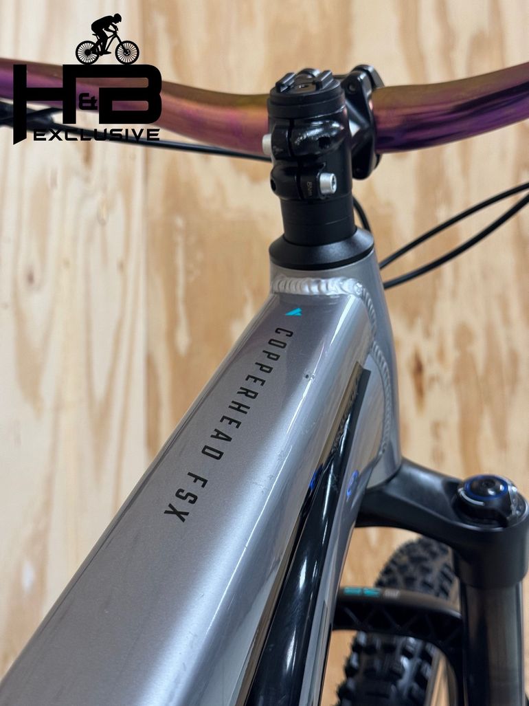 Used BULLS Copperhead FSX SHIMANO DEORE 2021 Mountainbike, Light Gray — image 6 of 11