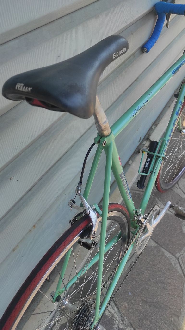 Used Bianchi COLUMBUS CROMOLLY 1996 Road & Gravel, Blue — image 7 of 9