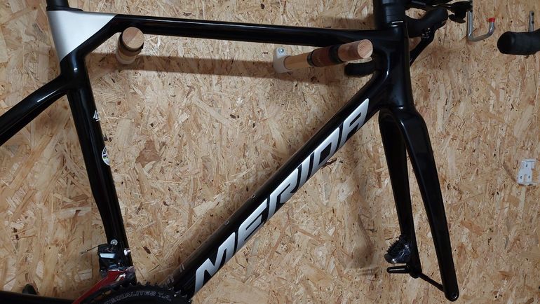 Used Merida SCULTURA 6000 2022 Frameset 2022 Road & Gravel, Black — image 2 of 5