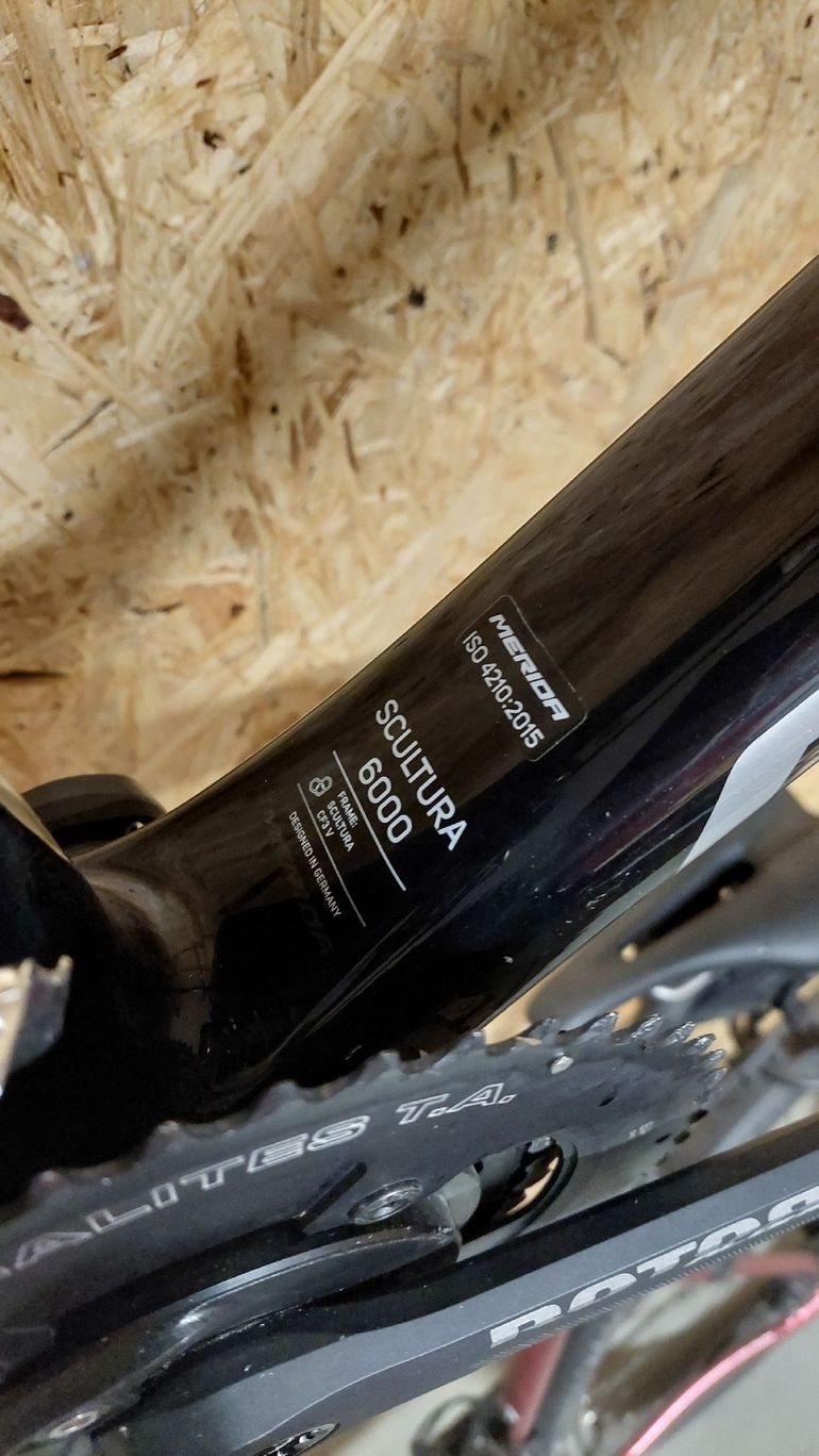 Used Merida SCULTURA 6000 2022 Frameset 2022 Road & Gravel, Black — image 5 of 5