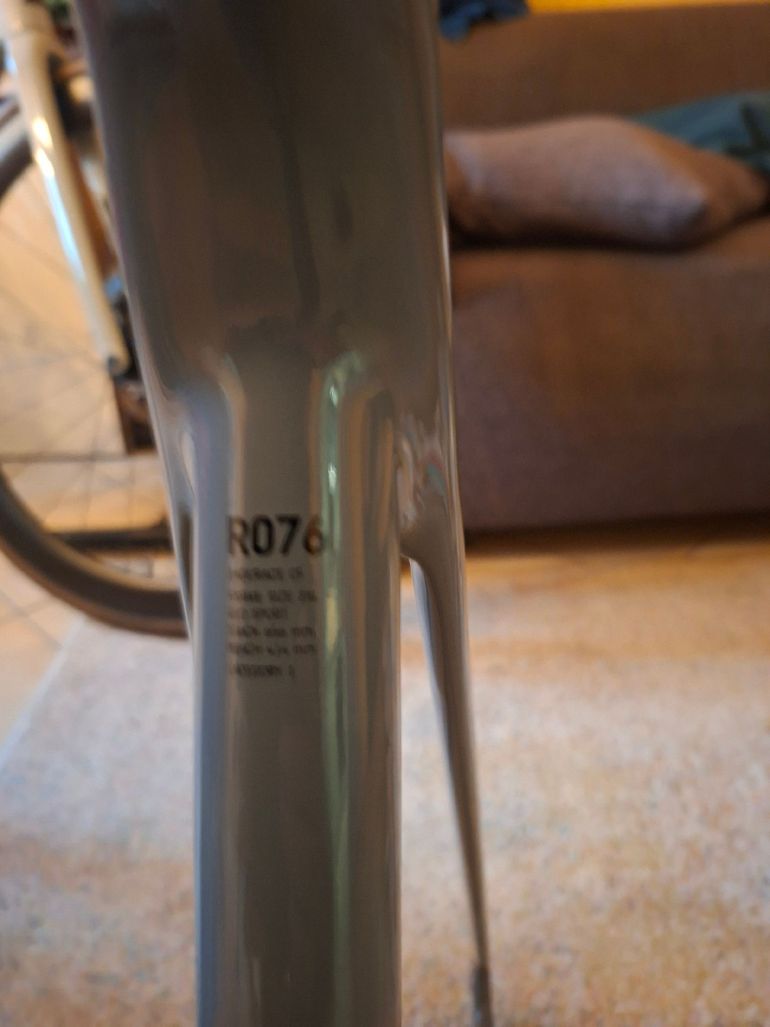 Used Canyon Endurace CF 7 2024 Frameset 2024 Road & Gravel, Light Gray — image 6 of 6