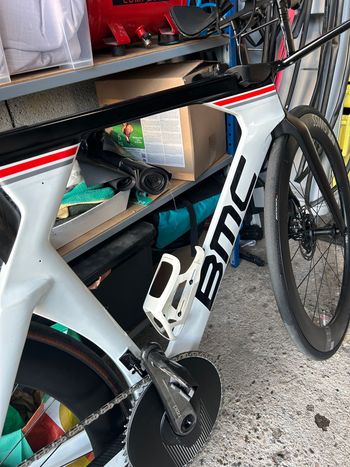 Used BMC Timemachine SRAM Red eTap AXS 2021 Road & Gravel, White — image 10 of 17