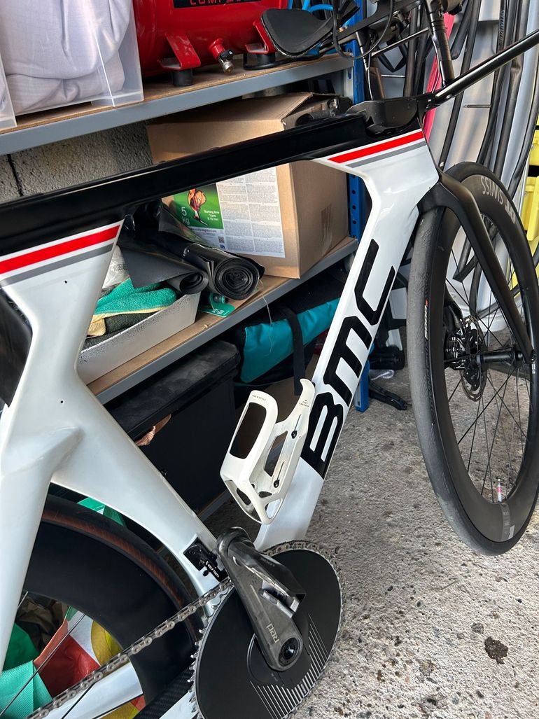 Used BMC Timemachine SRAM Red eTap AXS 2021 Road & Gravel, White — image 10 of 17