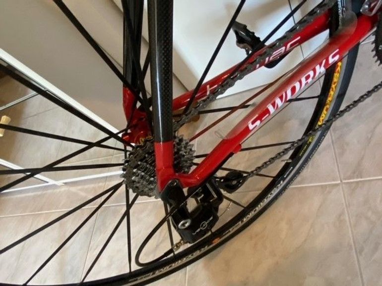 Used Specialized TARMAC S-WORKS 2006 2006 Road & Gravel, Red — image 2 of 5