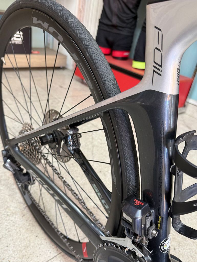 Used Scott Foil 20 2021 2021 Road & Gravel, Light Gray — image 7 of 7