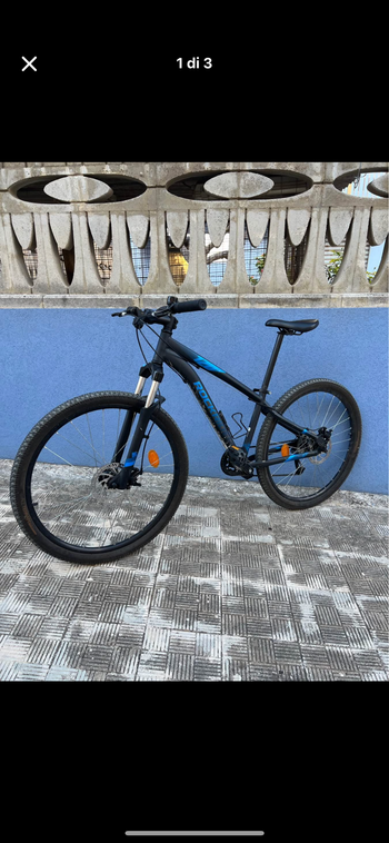 Used ROCKRIDER 27.5 inch womens mountain bike st 120 2022 2022 MTB