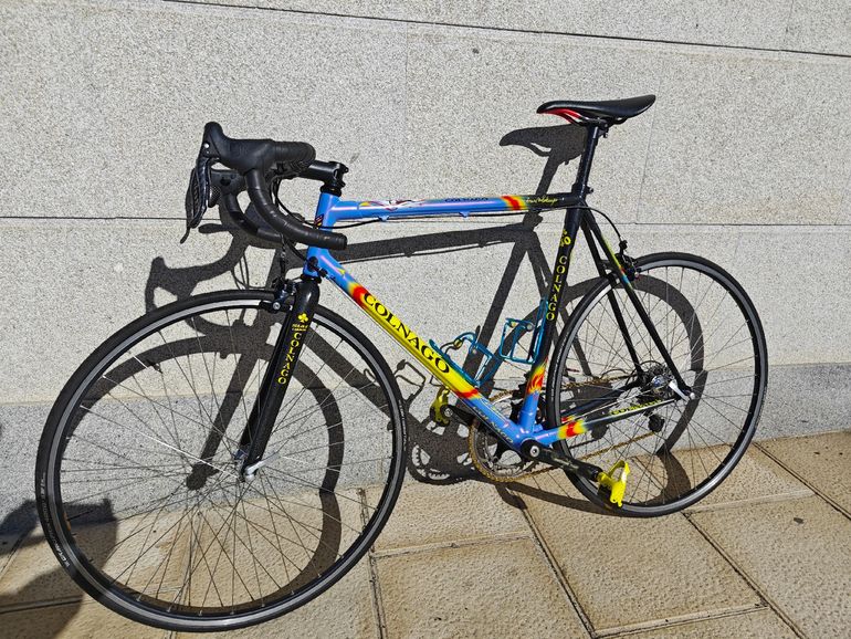 COLNAGO C40 フレーム ブラック/イエロー Colnago C40 25th Anniversary Dura Ace Spinergy Vintage Road Bike