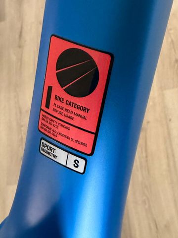 Used Canyon Endurace CF SL Disc 7.0 2020 Frameset 2020 Road & Gravel, Blue — image 3 of 4