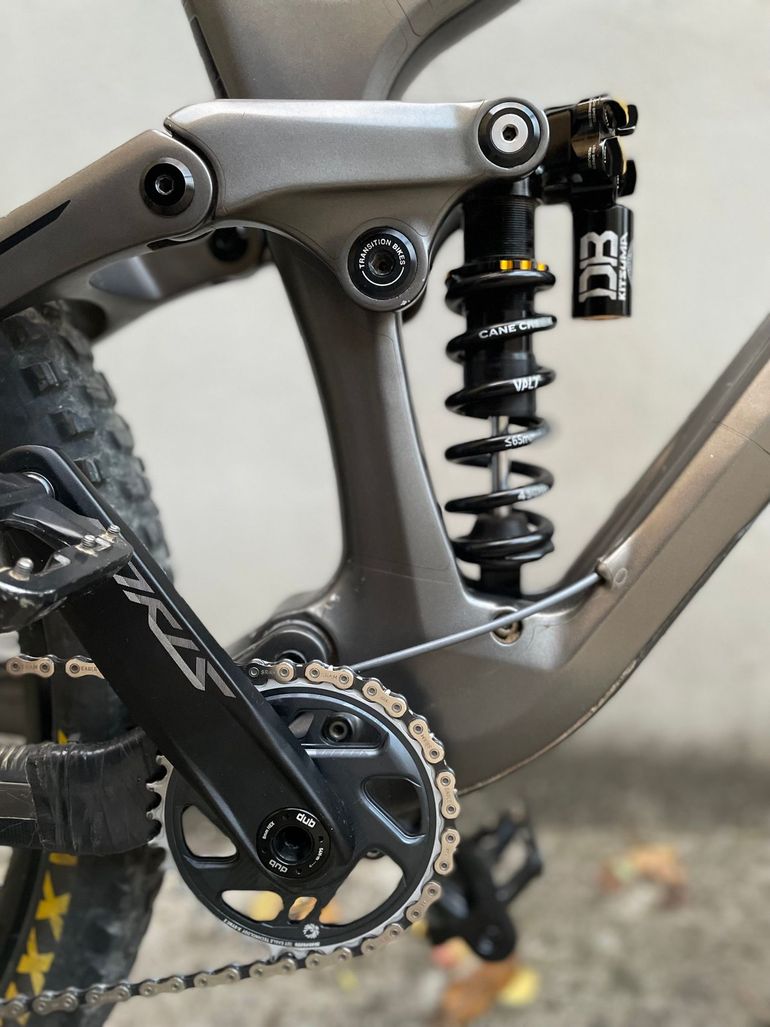 Used Transition Sentinel Sram Eagle Transmission GX 2021 Mountainbike, Light Gray — image 2 of 6