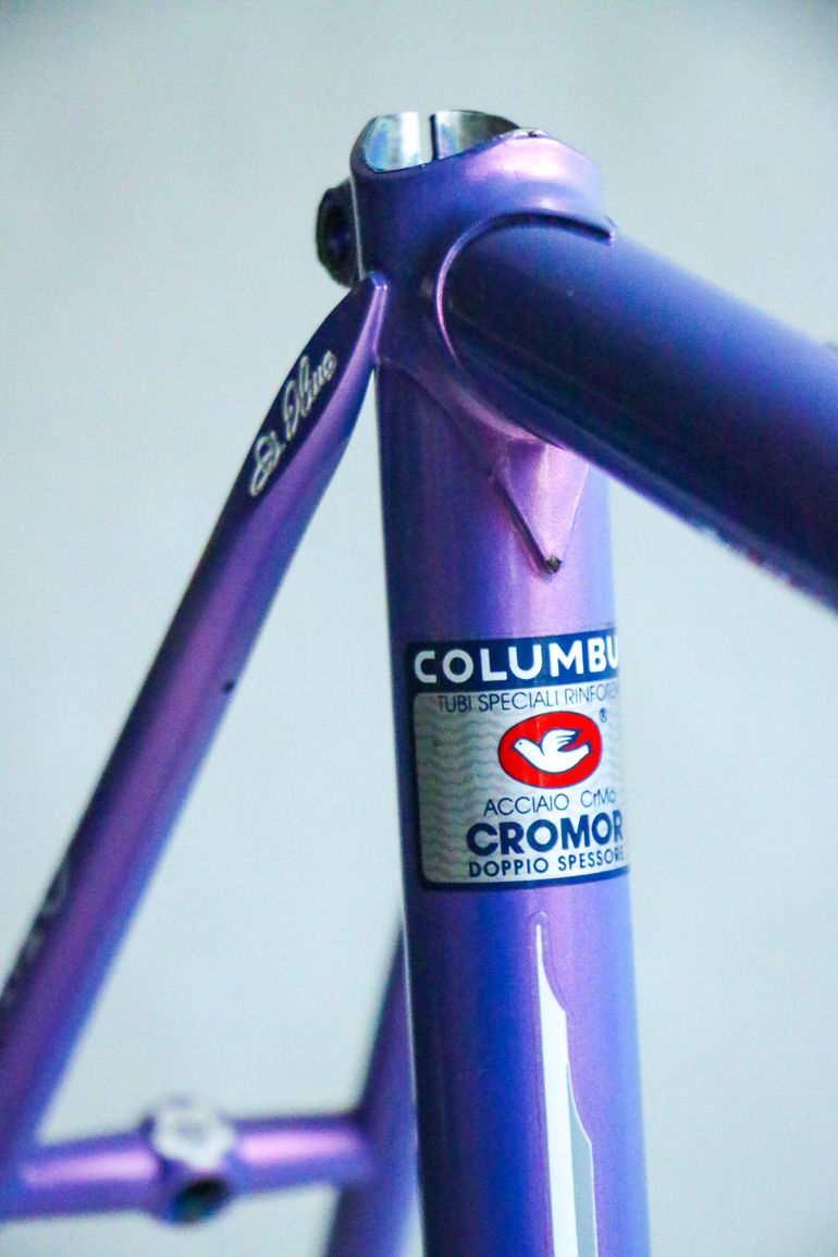 Used Olmo Sanremo Frameset 1990 Road & Gravel, Blue — image 8 of 13