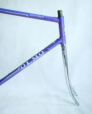 Used Olmo Sanremo Frameset 1990 Road & Gravel, Blue — image 5 of 13