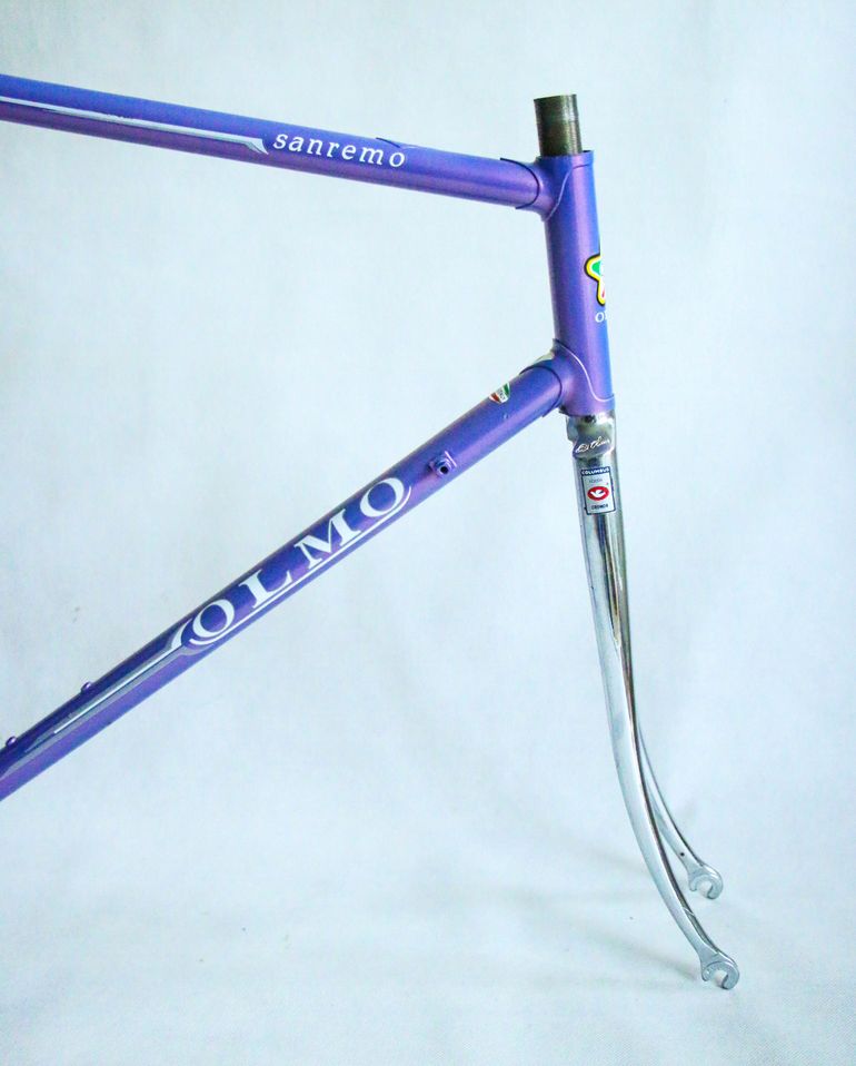 Used Olmo Sanremo Frameset 1990 Road & Gravel, Blue — image 5 of 13