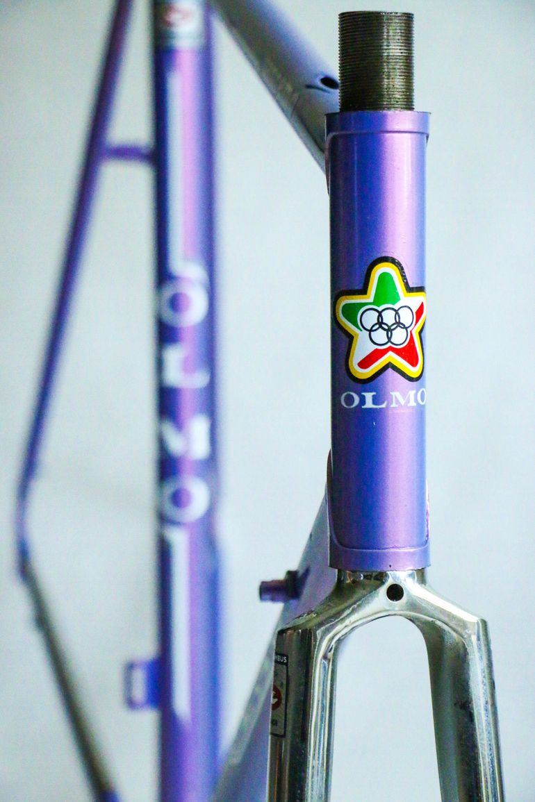 Used Olmo Sanremo Frameset 1990 Road & Gravel, Blue — image 4 of 13