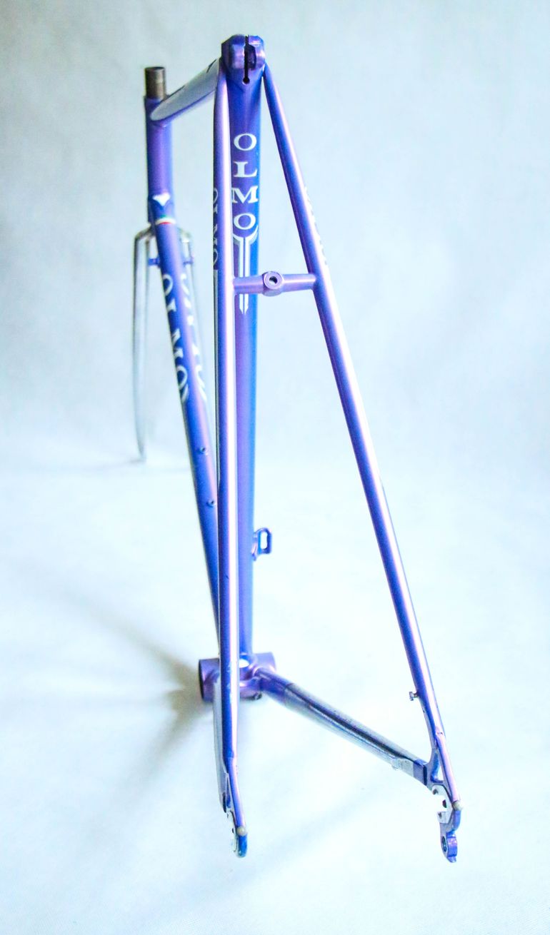 Used Olmo Sanremo Frameset 1990 Road & Gravel, Blue — image 9 of 13