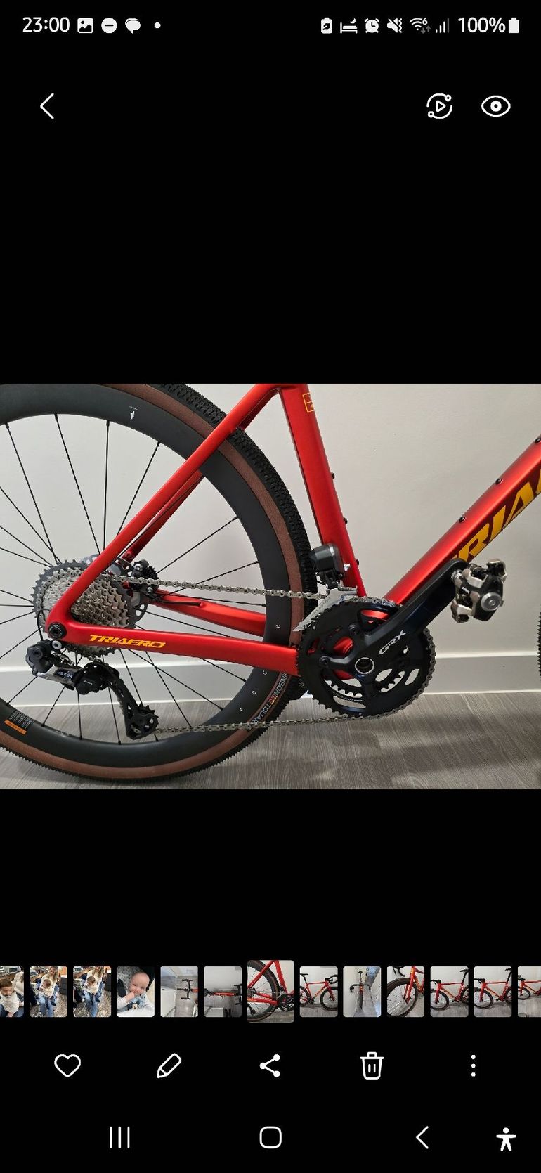 Used ICAN Graro 2025 Road & Gravel, Red — image 5 of 12