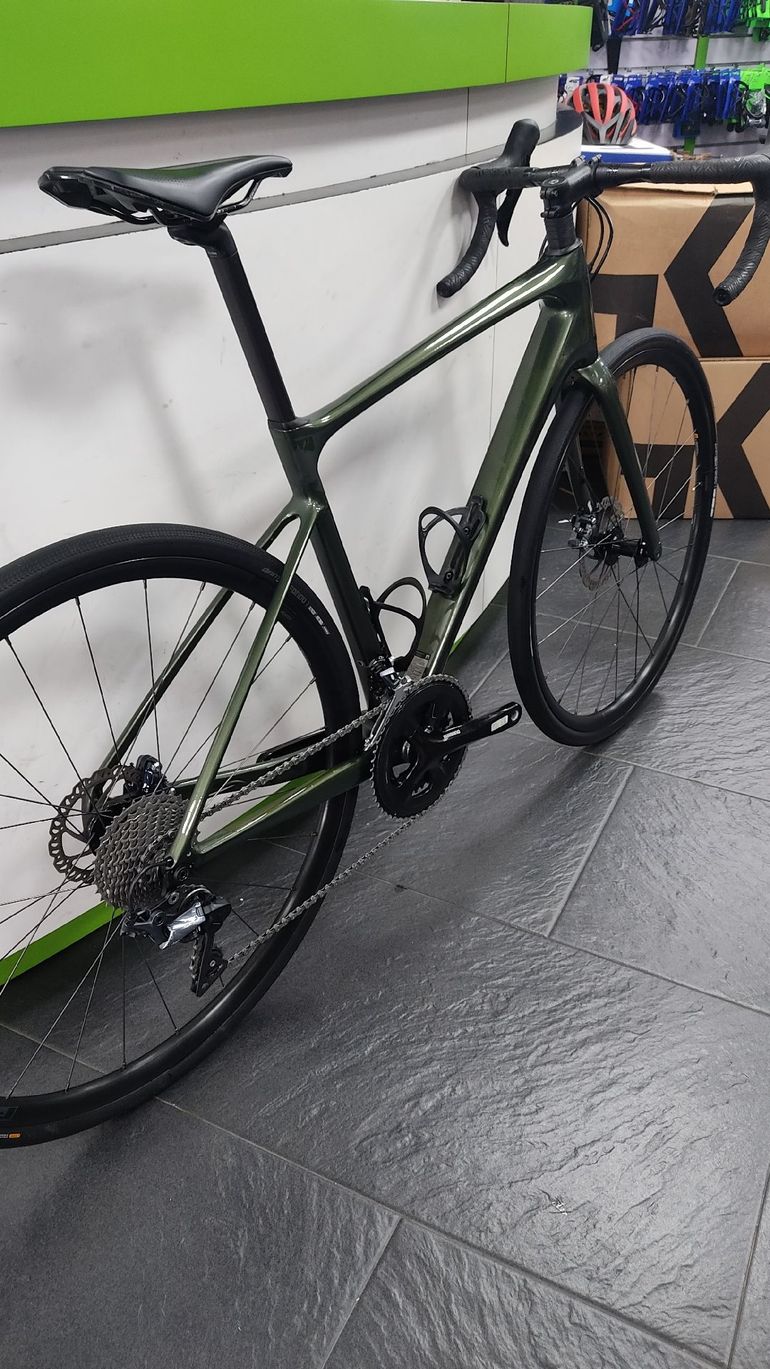Used Giant Defy, Advanced 1 2021 2021 Road & Gravel, Green — image 5 of 6