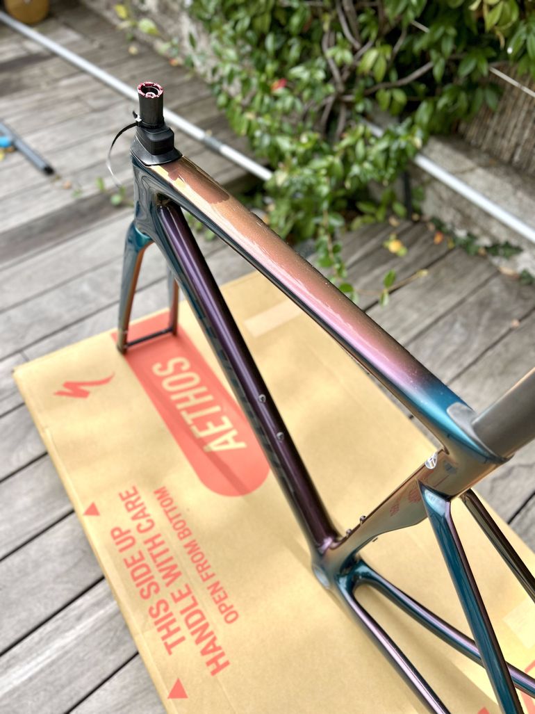 Used Specialized S-Works Tarmac SL7 Frameset Frameset 2023 Road & Gravel, Blue — image 5 of 7