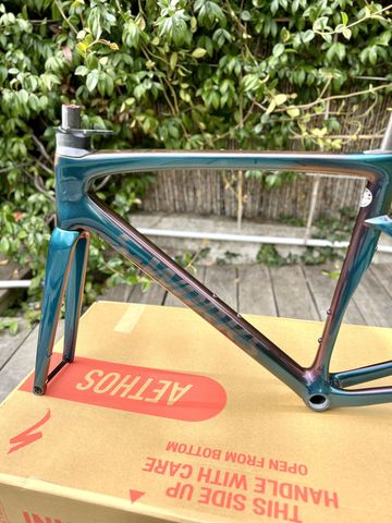 Used Specialized S-Works Tarmac SL7 Frameset Frameset 2023 Road & Gravel, Blue — image 7 of 7