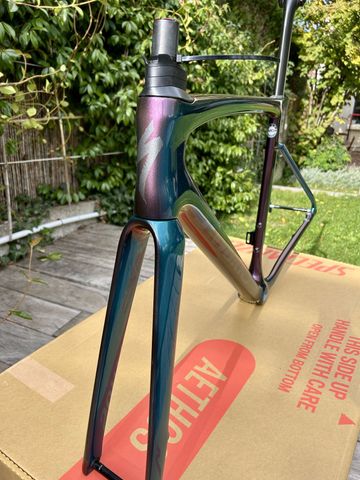 Used Specialized S-Works Tarmac SL7 Frameset Frameset 2023 Road & Gravel, Blue — image 2 of 7