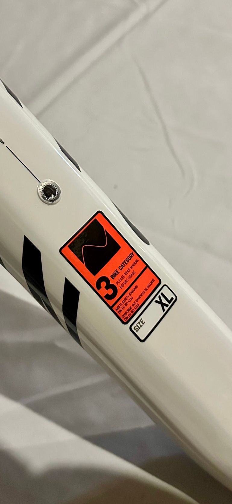 Used Canyon Lux World Cup CFR Team 2024 Frameset 2024 Mountainbike, White, 29 — image 6 of 14