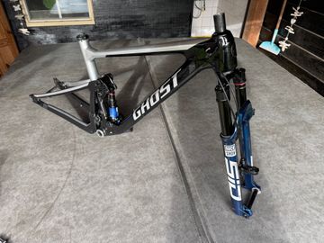 Used Ghost Lector FS World Cup 30 2024 Frameset 2024 Mountainbike, Light Gray, 29 — image 3 of 12