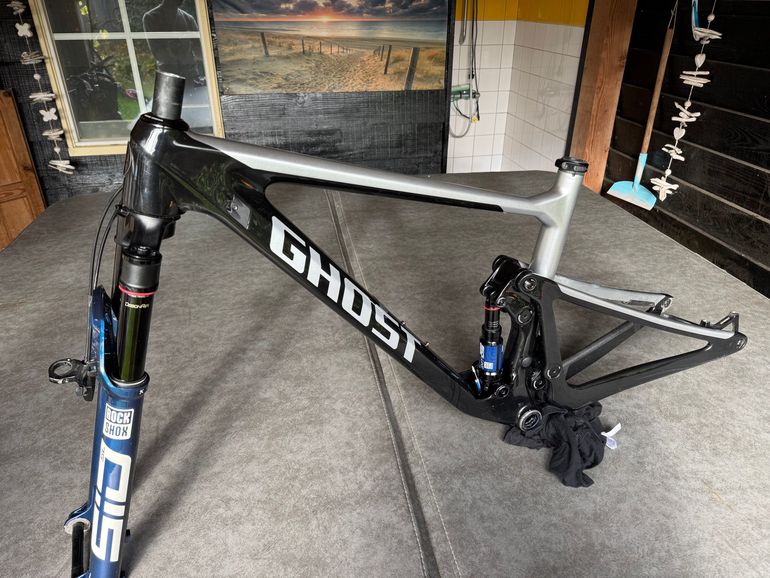 Used Ghost Lector FS World Cup 30 2024 Frameset 2024 Mountainbike, Light Gray, 29 — image 11 of 12