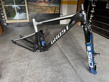 Used Ghost Lector FS World Cup 30 2024 Frameset 2024 Mountainbike, Light Gray, 29 — image 2 of 12