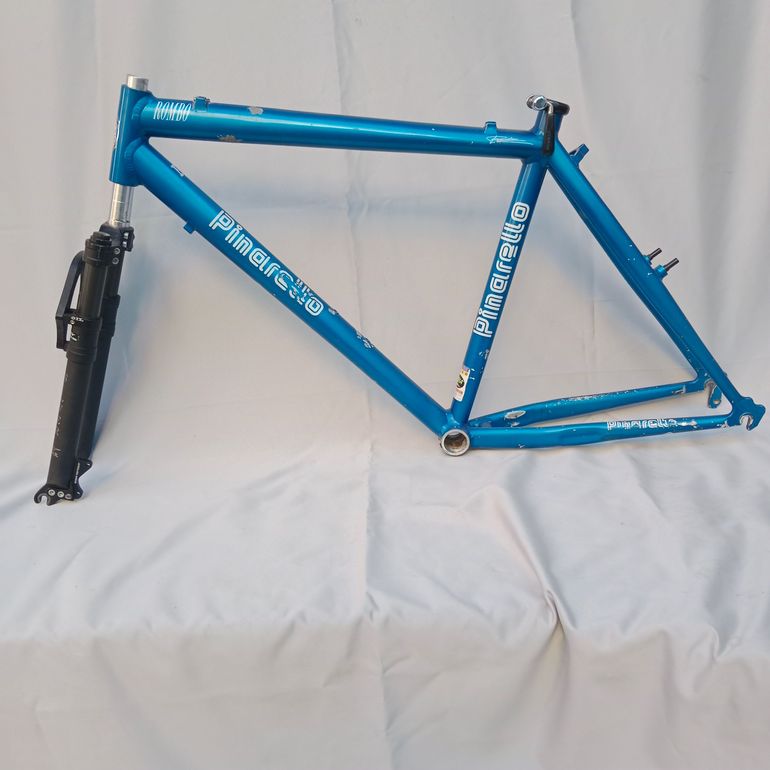 Used Pinarello Rombo Frameset 1992 Mountainbike, Blue — image 2 of 15