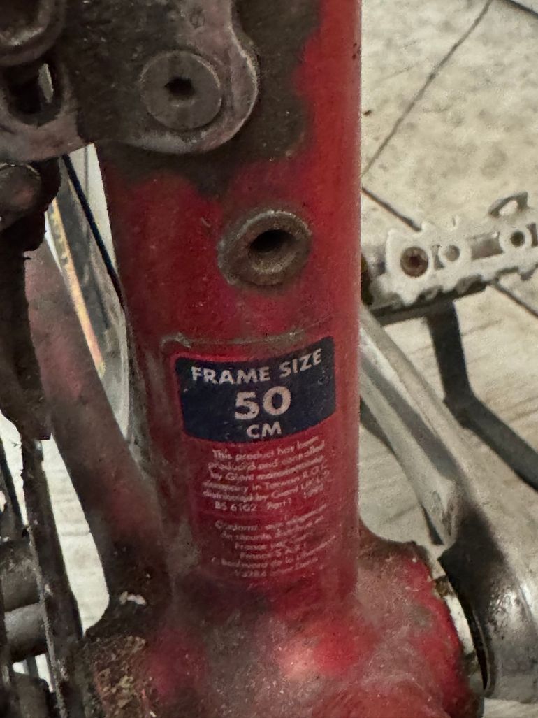 Used Giant TCR Compact Road 1992 Road & Gravel, Red — image 8 of 11