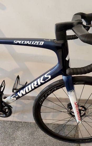 Used Specialized S-Works Tarmac SL7 2020 Couleur Quick Step 2025 2020 Road & Gravel, Blue — image 7 of 8