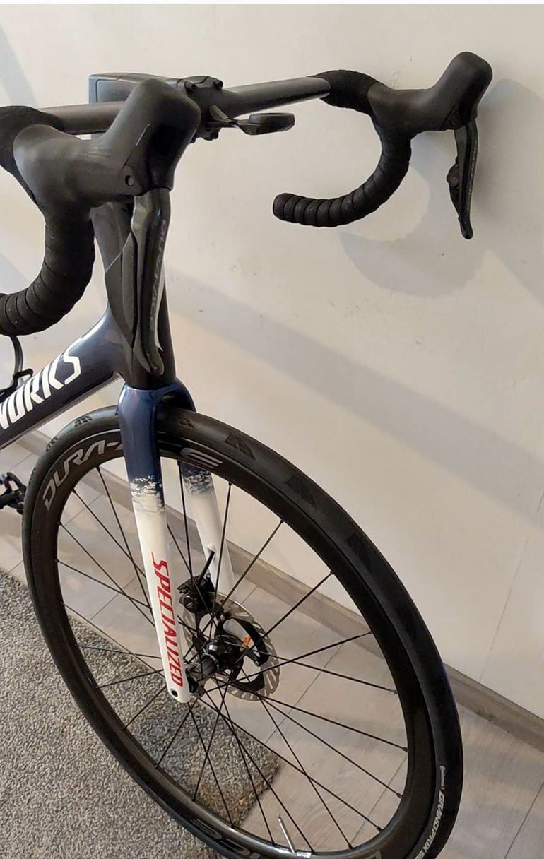 Used Specialized S-Works Tarmac SL7 2020 Couleur Quick Step 2025 2020 Road & Gravel, Blue — image 6 of 8
