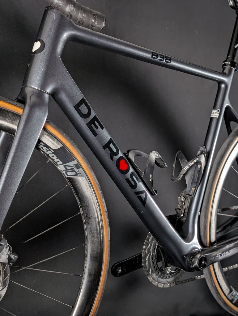 Used De Rosa 838 SRAM FORCE AXS 2022 Road & Gravel, Light Gray — image 6 of 18