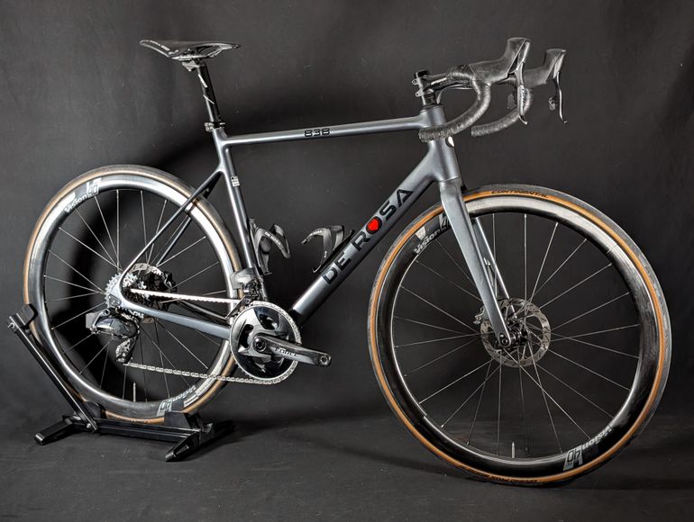 Used De Rosa 838 SRAM FORCE AXS 2022 Road & Gravel, Light Gray — image 3 of 18
