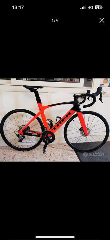 Used Trek Madone SL 6 2021 2021 Road & Gravel, Red — image 1 of 6