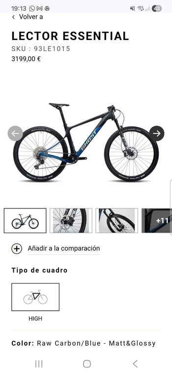 Used Ghost Super Fit 2025 Mountainbike, Black, 29 — image 7 of 11