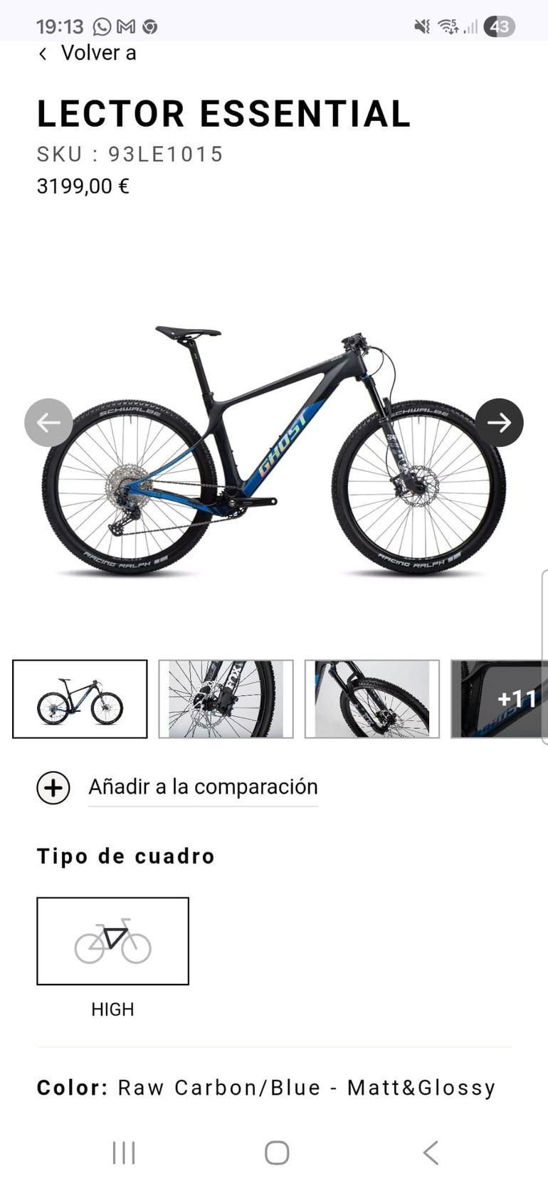 Used Ghost Super Fit 2025 Mountainbike, Black, 29 — image 7 of 11