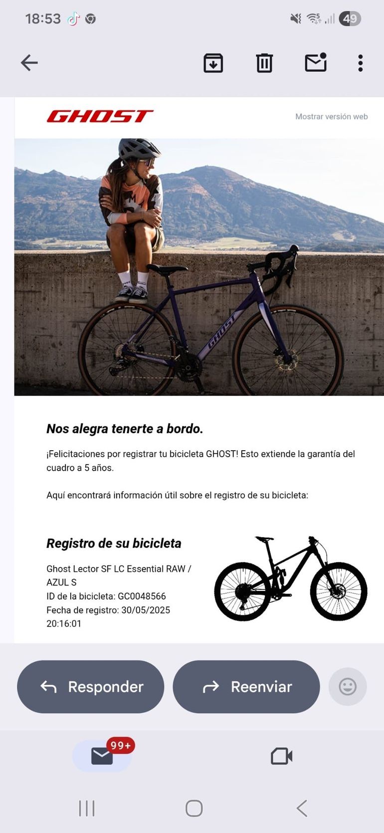 Used Ghost Super Fit 2025 Mountainbike, Black, 29 — image 11 of 11