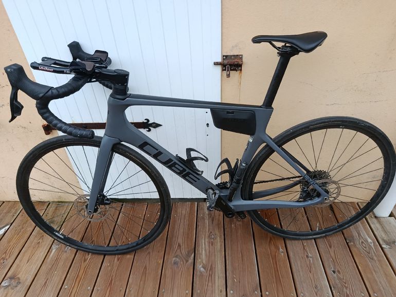 Used CUBE AGREE C:62, PRO 2022 2022 Road & Gravel, Light Gray — image 2 of 3