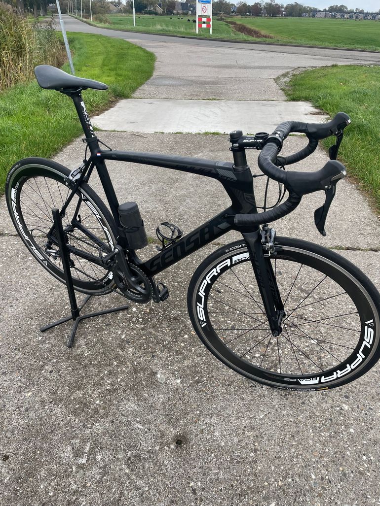 Used Sensa Giulia Ultegra 2017 Road & Gravel, Black — image 4 of 15